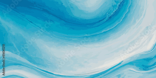 Abstract art teal soft blue sea water ocean wavy background. Water  ocean wave white and soft blue aqua, teal texture.