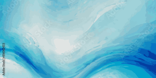 Sea water ocean wave vector background. Blue water ocean sea wave seamless background. Water  ocean wave white and soft blue aqua, teal texture.