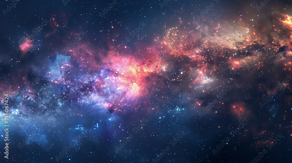 Hyper-Realistic Beauty Impressive Galaxy Nebula Captured in Stunning Detail and Splendor Hyper-Realistic Beauty Impressive Galaxy Nebula Captured in Stunning Detail and Splendor