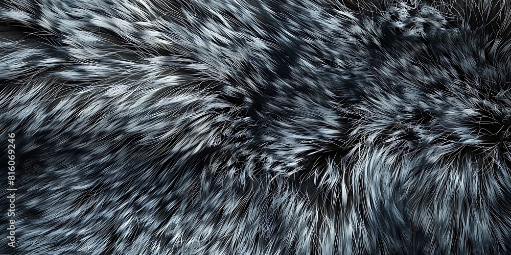 Fur texture background. wolf fur background. 3d rendering Fur texture background. wolf fur background. 3d rendering
