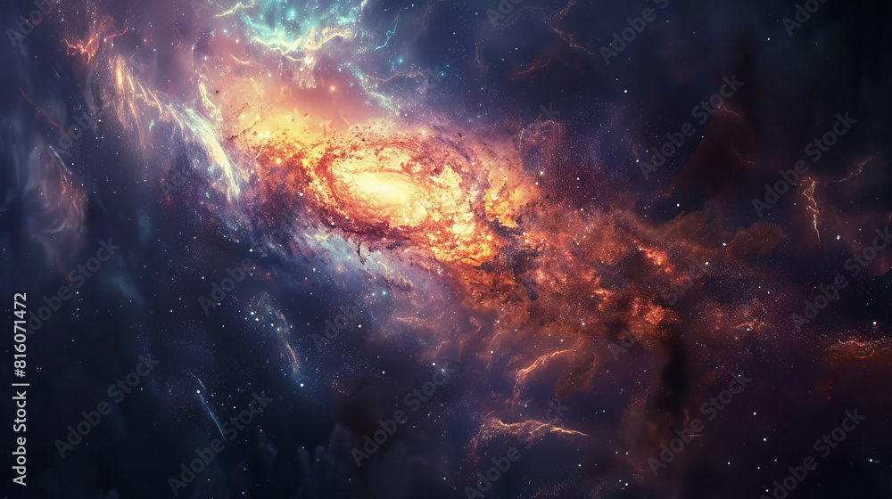 Hyper-Realistic Beauty Impressive Galaxy Nebula Captured in Stunning Detail and Splendor Hyper-Realistic Beauty Impressive Galaxy Nebula Captured in Stunning Detail and Splendor