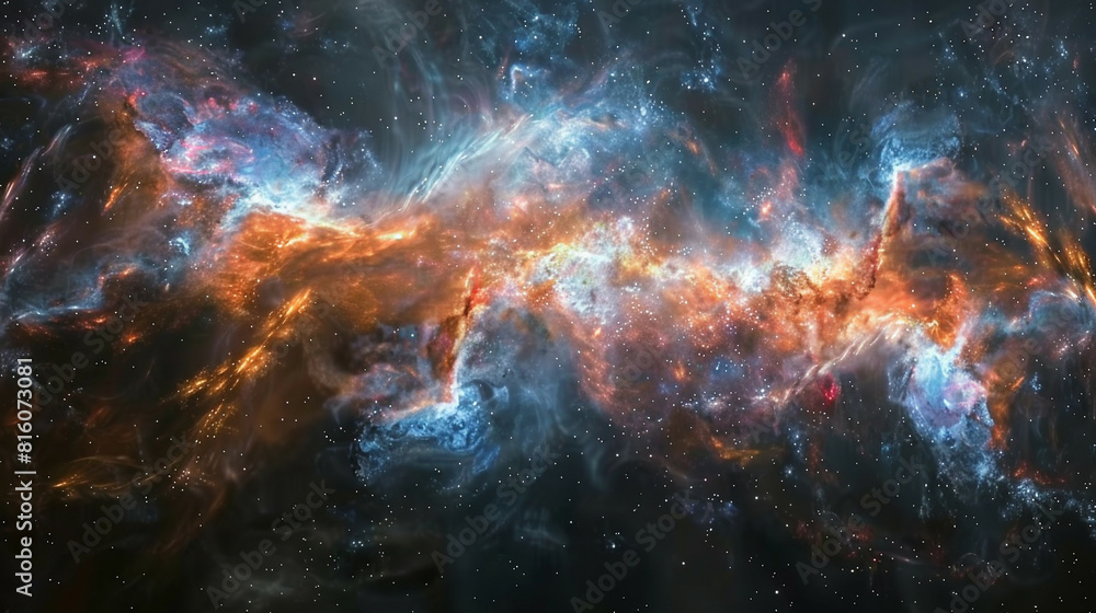 Cosmic Splendor Interstellar Impression of a Distant Galaxy, Unveiling the Majesty of the Universe Cosmic Splendor Interstellar Impression of a Distant Galaxy, Unveiling the Majesty of the Universe