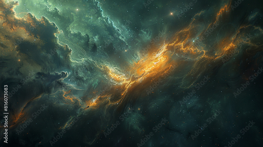 Cosmic Splendor Interstellar Impression of a Distant Galaxy, Unveiling the Majesty of the Universe Cosmic Splendor Interstellar Impression of a Distant Galaxy, Unveiling the Majesty of the Universe