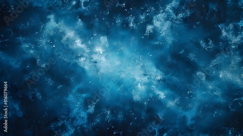 Shining Light Blue Gradient An Abstract Background Design with Bright Glow and Grungy Texture