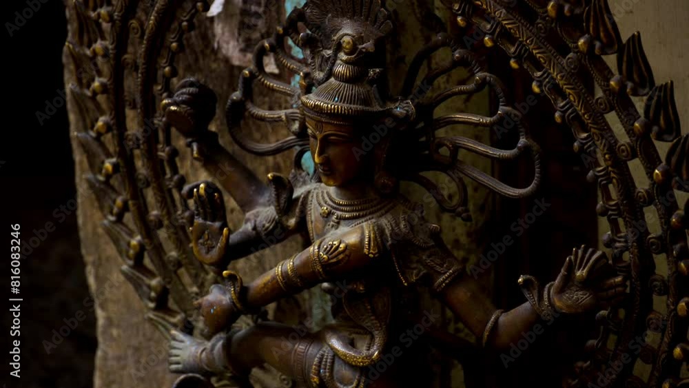 an ancient sculpture of natraja an ancient sculpture of natraja