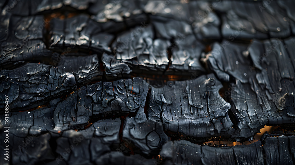 Old dry burnt wood Selective focus : Generative AI Old dry burnt wood Selective focus : Generative AI