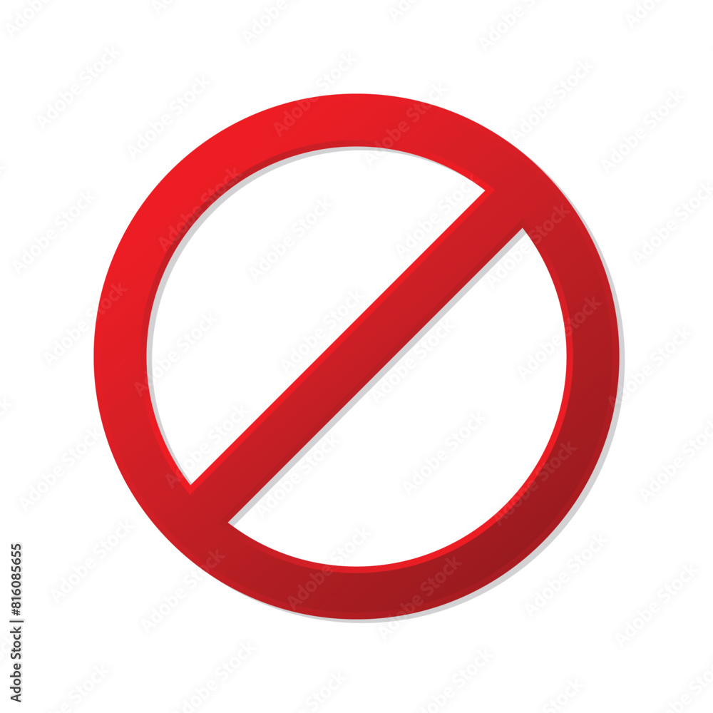 vector stop sign icon. No sign. red, blue, yellow and green warning isolated. Symbols no sign gradient. vector stop sign icon. No sign. red, blue, yellow and green warning isolated. Symbols no sign gradient.