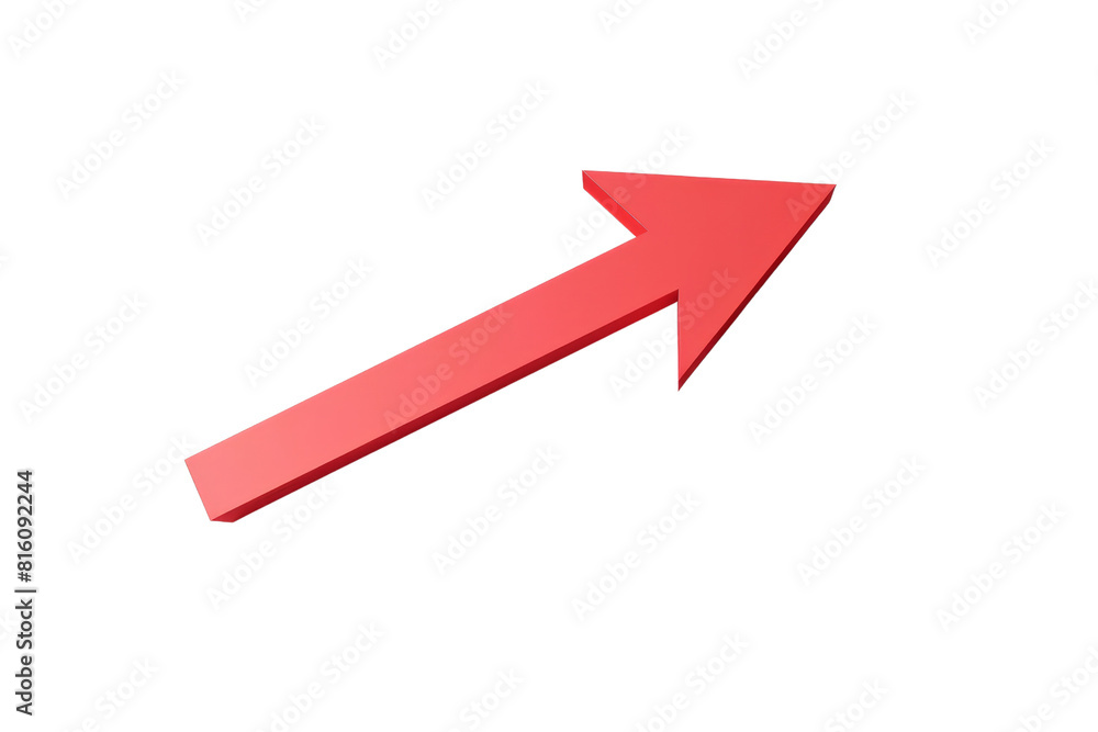 Red arrow pointing up on a transparent background. Red arrow pointing up on a transparent background.