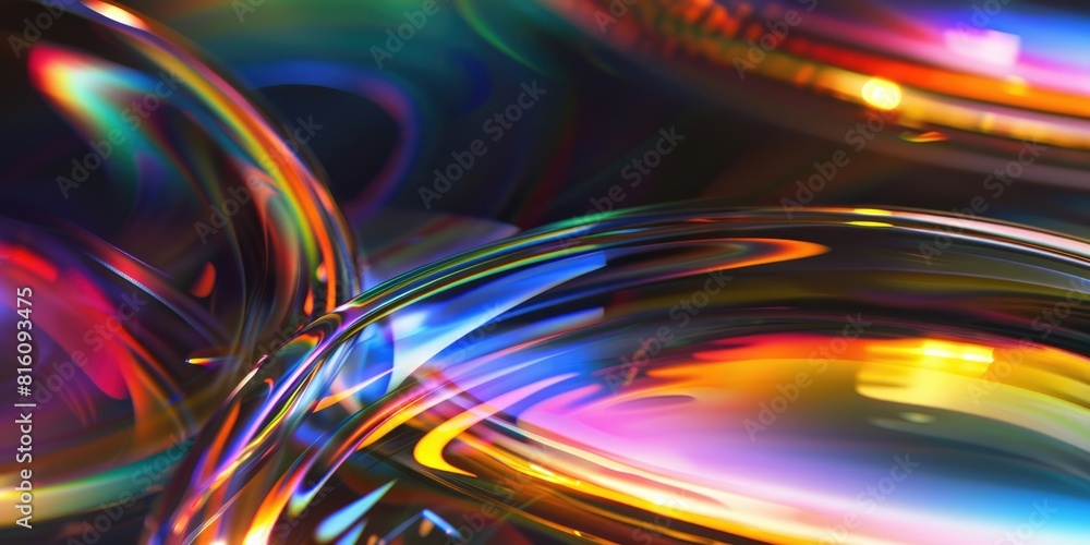 Abstract holographic metallic background, retro synthwave futurism style, Iridescent banner Abstract holographic metallic background, retro synthwave futurism style, Iridescent banner