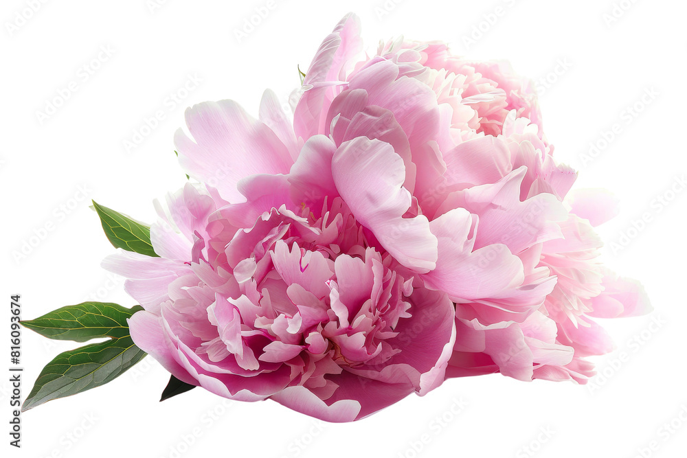 Light pink peony isolated on transparent background. Light pink peony isolated on transparent background.