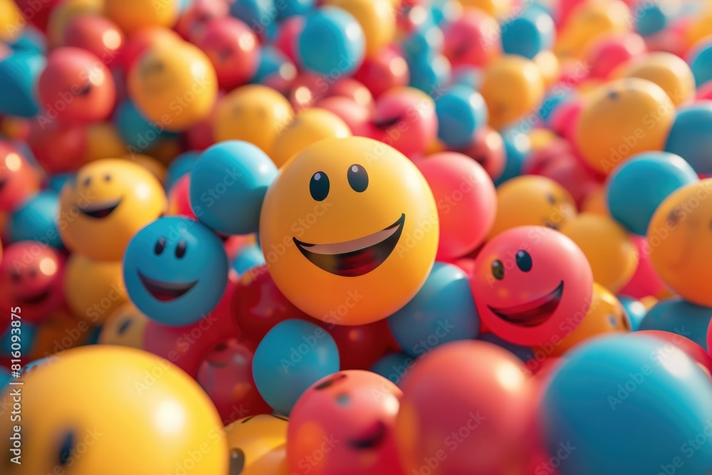 An abstract image representing joy, happiness concept An abstract image representing joy, happiness concept