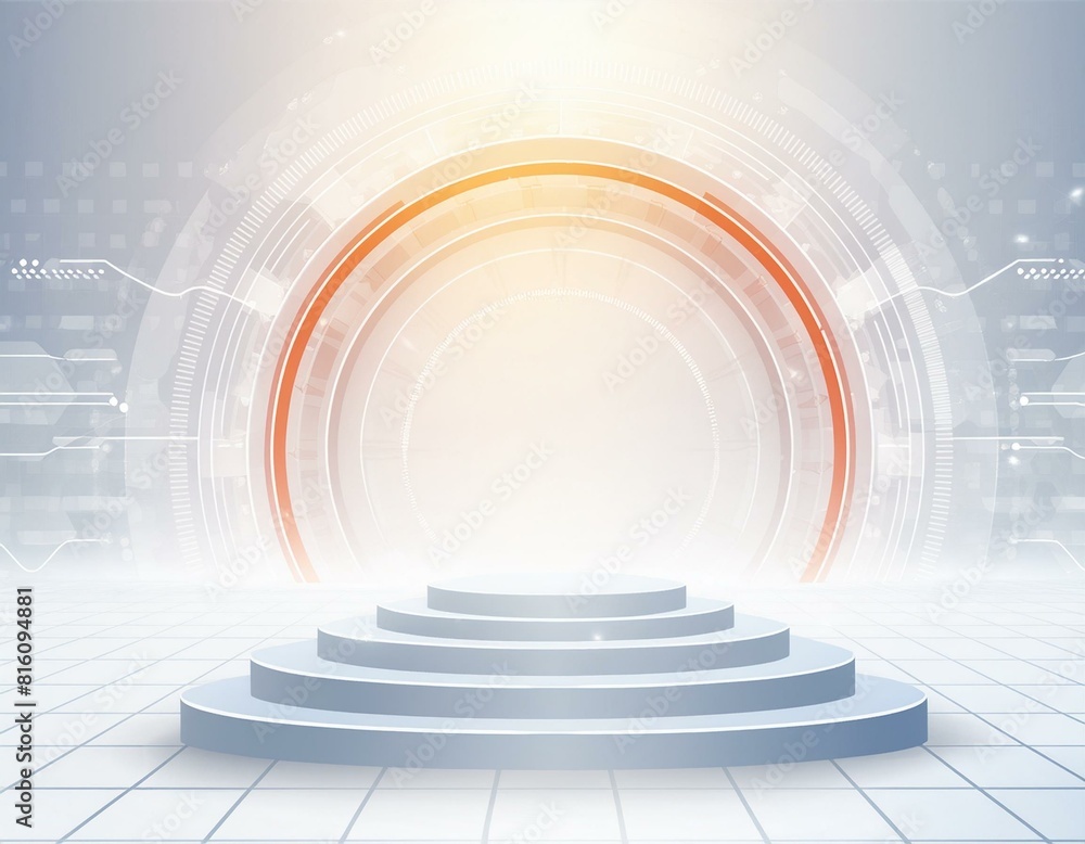 Obraz premium abstract background with red carpet