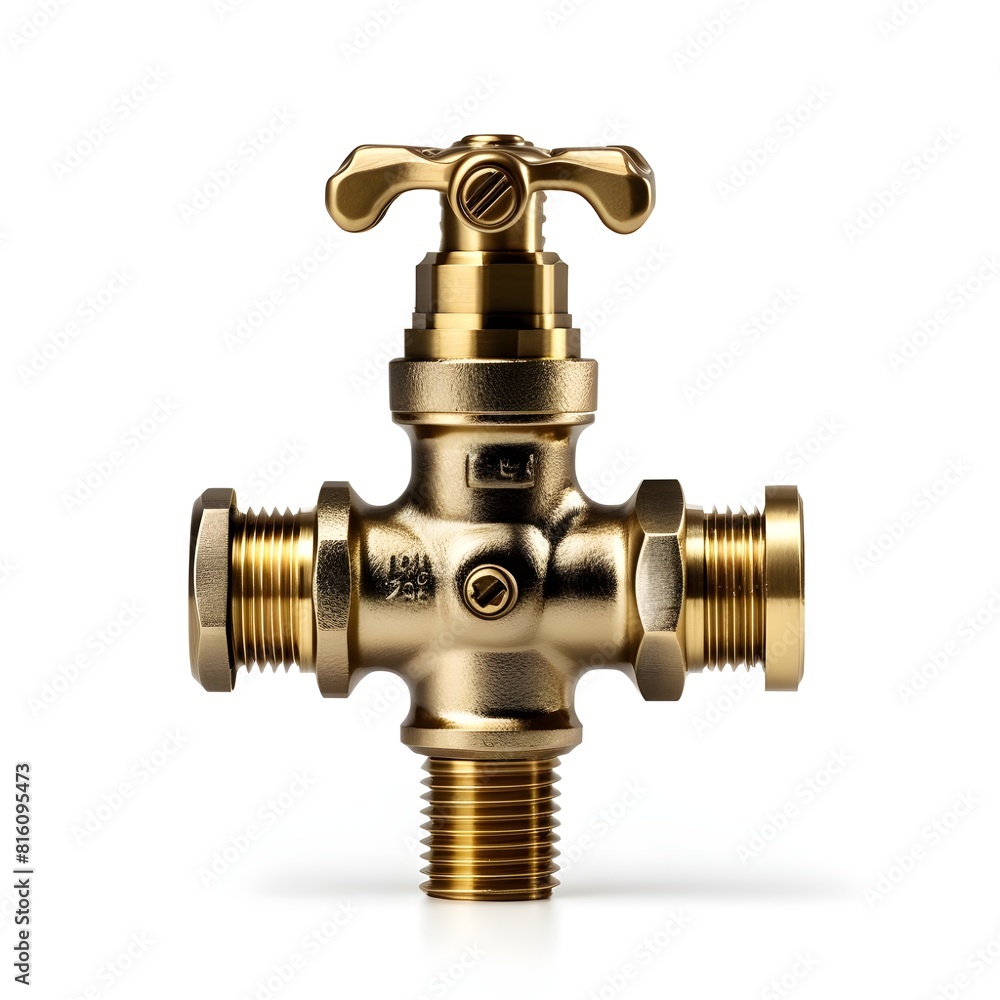 faucet isolated on white background Generative AI