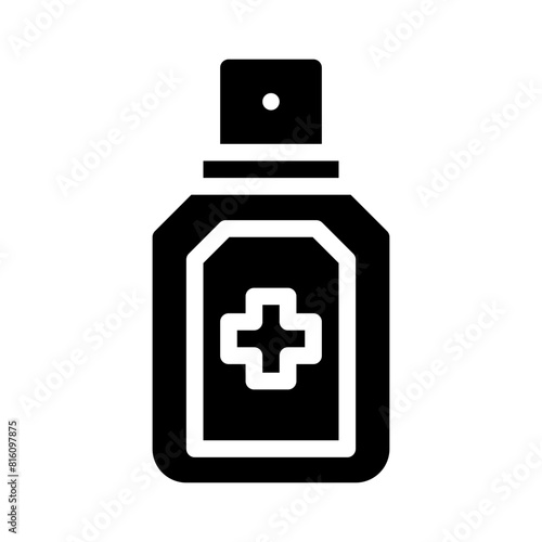 antiseptic glyph icon