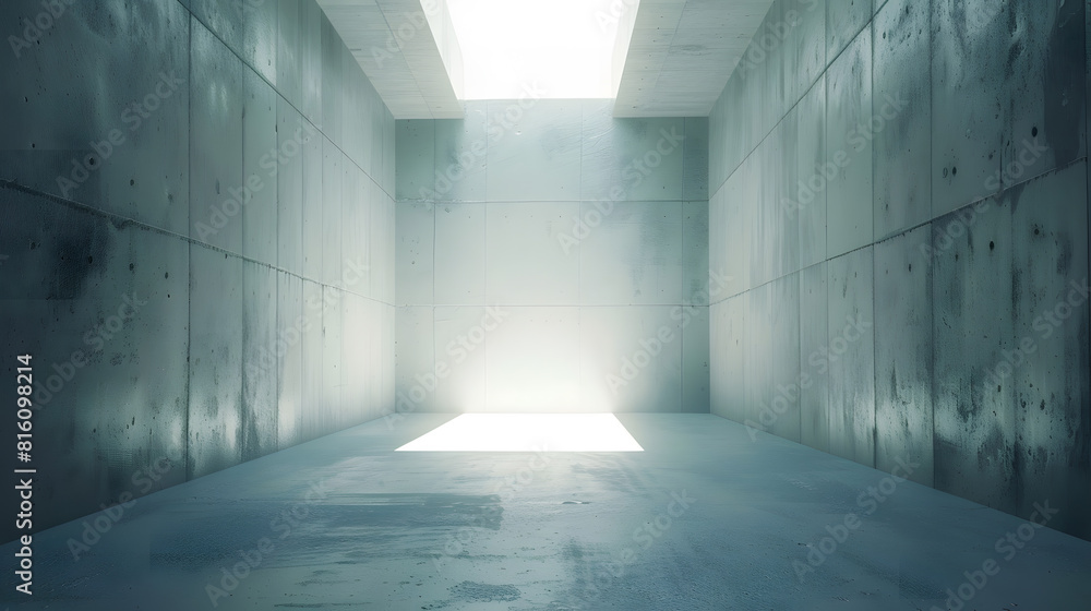 Abstract Concrete Room Background : Generative AI