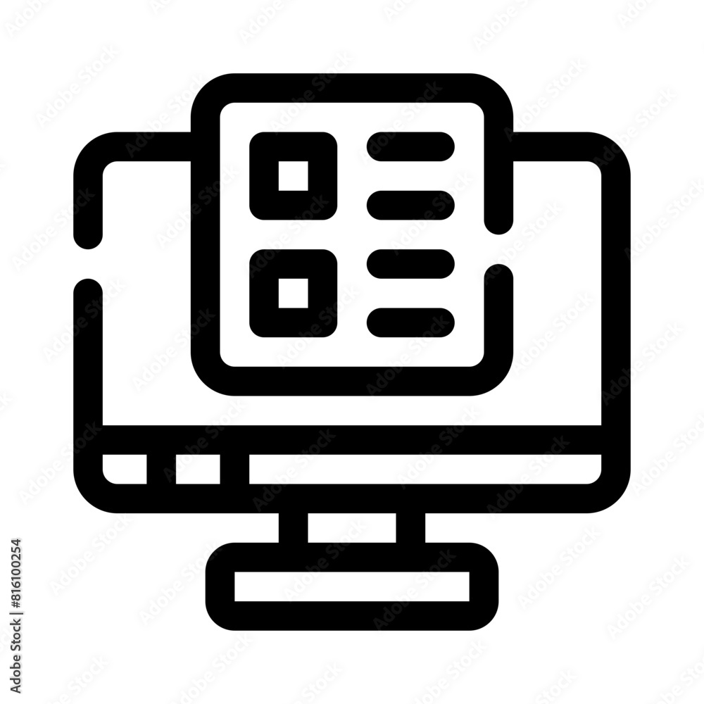 customer experience line icon customer experience line icon
