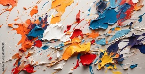 Lebendigkeit in Farbe: Ein energiegeladenes Gemälde