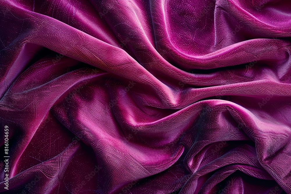 Velvet fabric close-up, soft light, rich texture, deep jewel tones