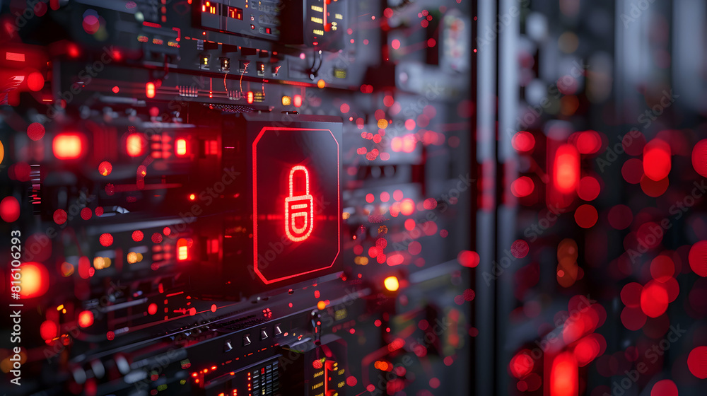 Photo realistic DDoS Attack Icon Overwhelming a Server in Flat 3D, Emphasizing Impact of Attacks Network Defense Needs Photo realistic DDoS Attack Icon Overwhelming a Server in Flat 3D, Emphasizing Impact of Attacks Network Defense Needs