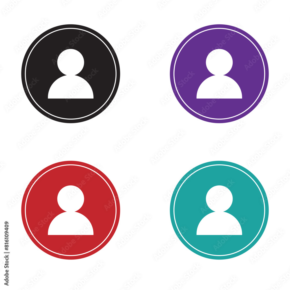 User avatar vector icon designs. vector illustration. . EPS 10/AI User avatar vector icon designs. vector illustration. . EPS 10/AI