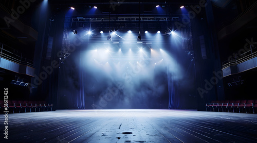 empty theater stage : Generative AI