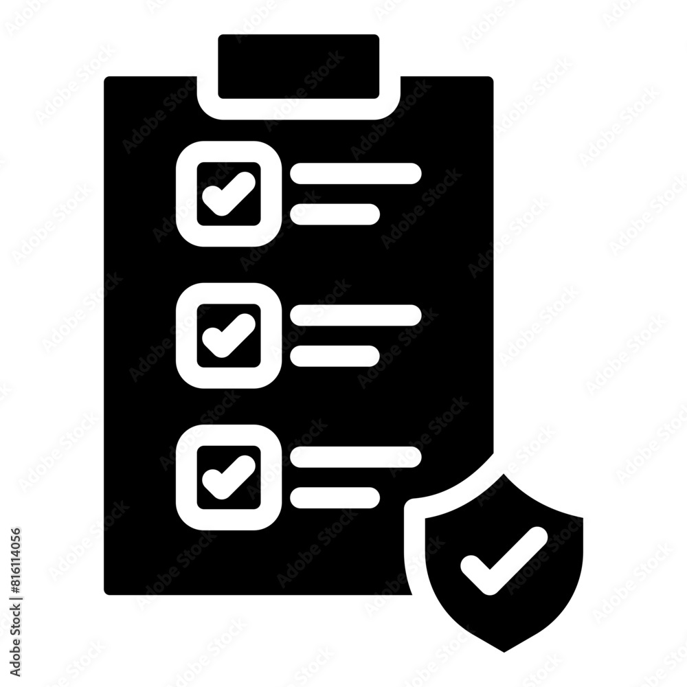 Safety Glyph Icon Design