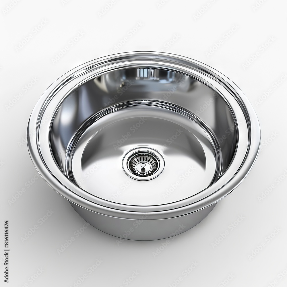 stainless steel sink on white background stainless steel sink on white background