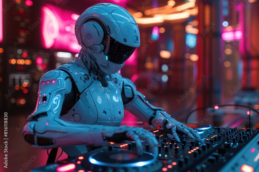 Future Grooves: AI DJ Set in Crystal Surroundings Future Grooves: AI DJ Set in Crystal Surroundings
