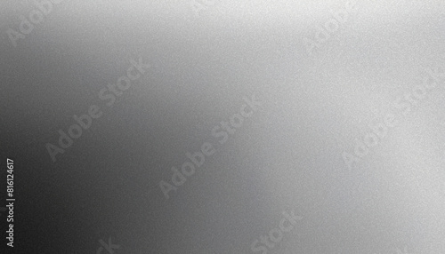 Monochrome Abstract Dim Gradient Glowing White and Black Dark Grainy Noise Texture Background