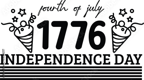 Fourth of July 1776 Independence Day