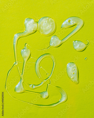 abstract shower gel swirled texture scene