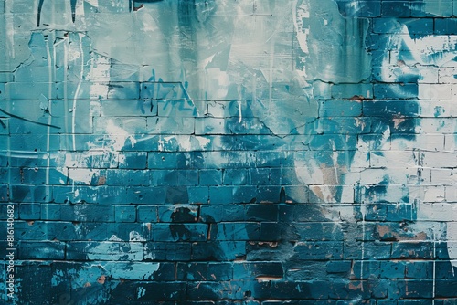 A stunning abstract background featuring a grunge texture in turquoise and blue hues, perfect as a best-seller wallpaper