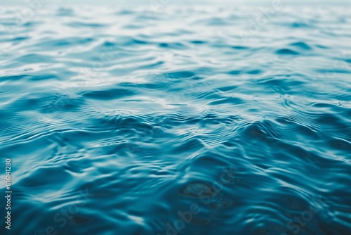 The peaceful rippled texture of blue water surface makes for a best-seller abstract background or wallpaper