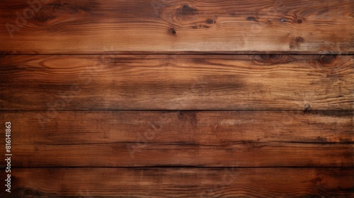Wallpaper Mural A warm rustically appealing image of horizontal wooden planks with a dynamic range of brown tones and pronounced wood knots suitable for backdrop uses Torontodigital.ca