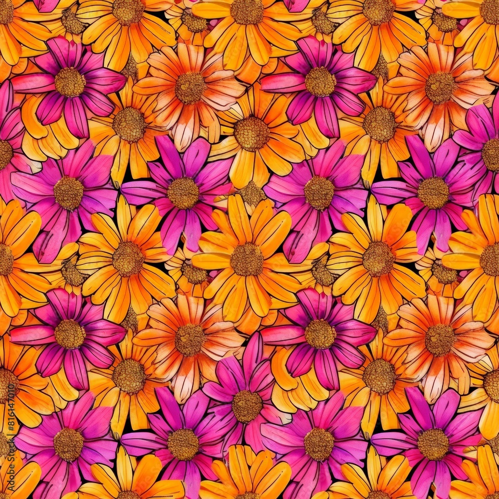 Blossoming Spectrum a Romantic Aerial View of a Colorful Floral S Blossoming Spectrum a Romantic Aerial View of a Colorful Floral S