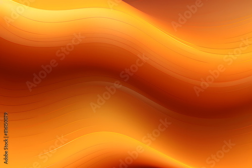 Chic 3D Orange Zigzag Lines with Vibrant Yellow-Gold Flashes and Luminous Edges on a Sunset Gradient Background Abstract 