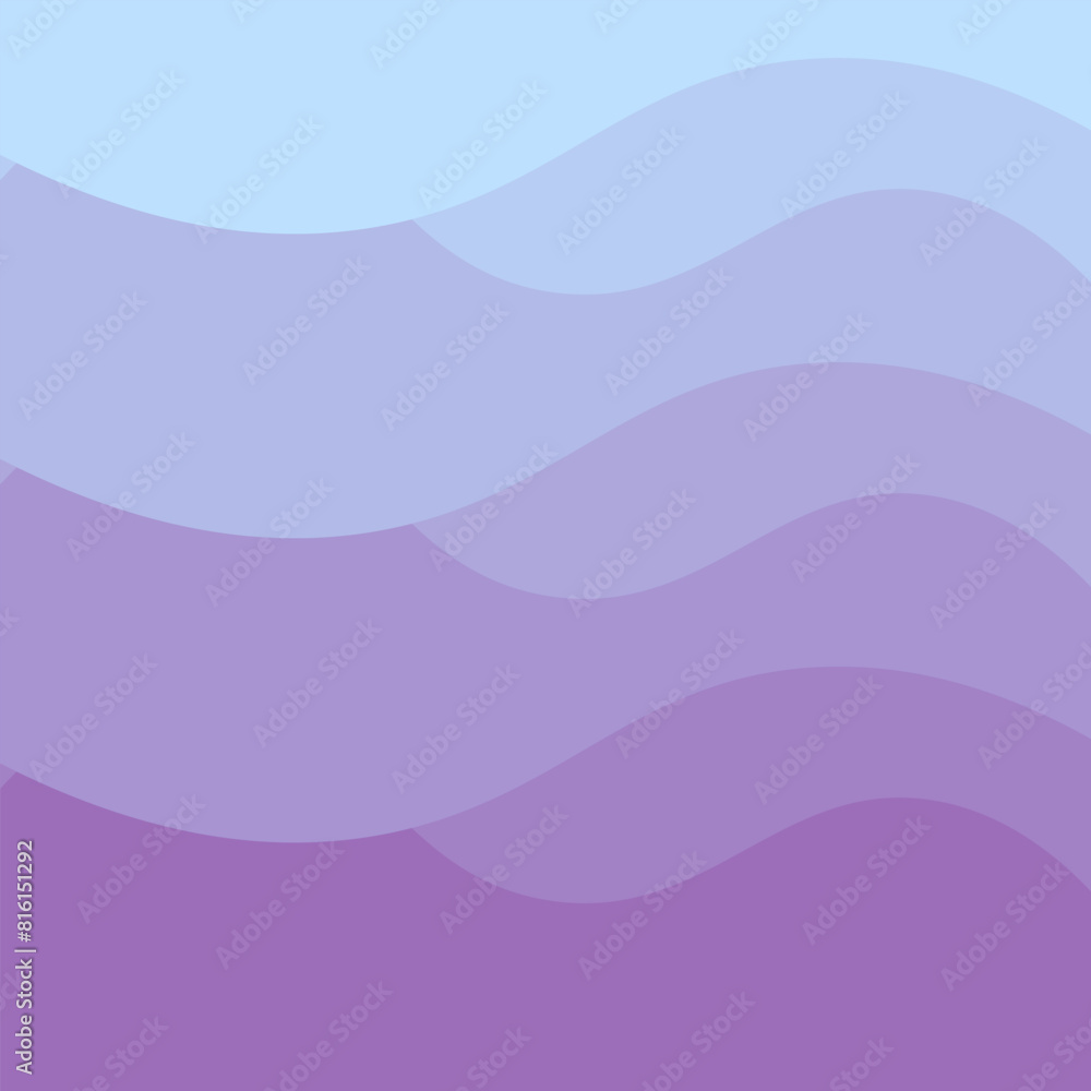 Abstract blue and purple gradient wave simple background. Vector illustration. Abstract blue and purple gradient wave simple background. Vector illustration.