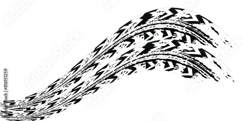 wheel tire tracks background design