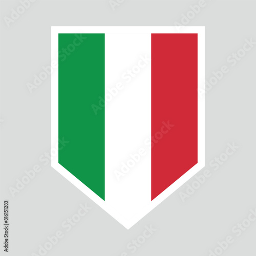 Italy Flag in Shield Shape Frame Free Download Italy Flag in Shield Shape Frame - GFXLoad