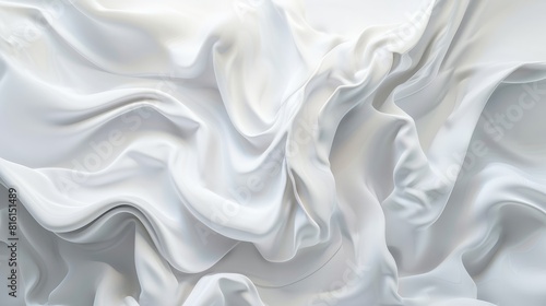 abstract white background hyper realistic 