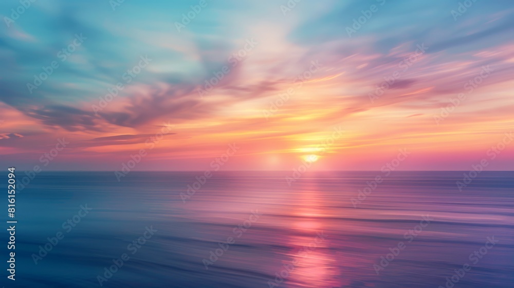 Vibrant Sunset Over the Ocean Vibrant Sunset Over the Ocean