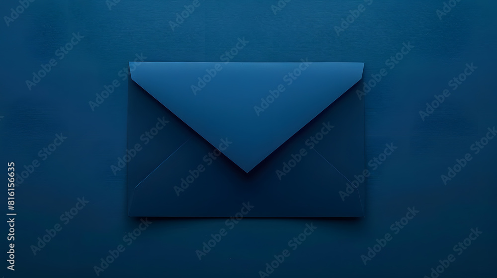 Blue envelope backgroundNavy Blue Paper Envelope : Generative AI Blue envelope backgroundNavy Blue Paper Envelope : Generative AI