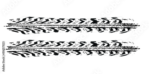 wheel tire tracks background design