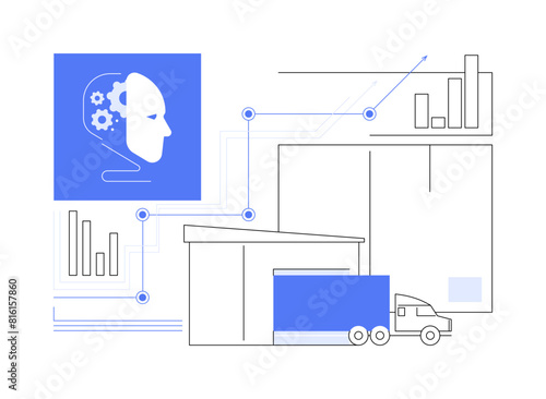 AI-Predictive Demand Analysis abstract concept vector illustration. © Visual Generation