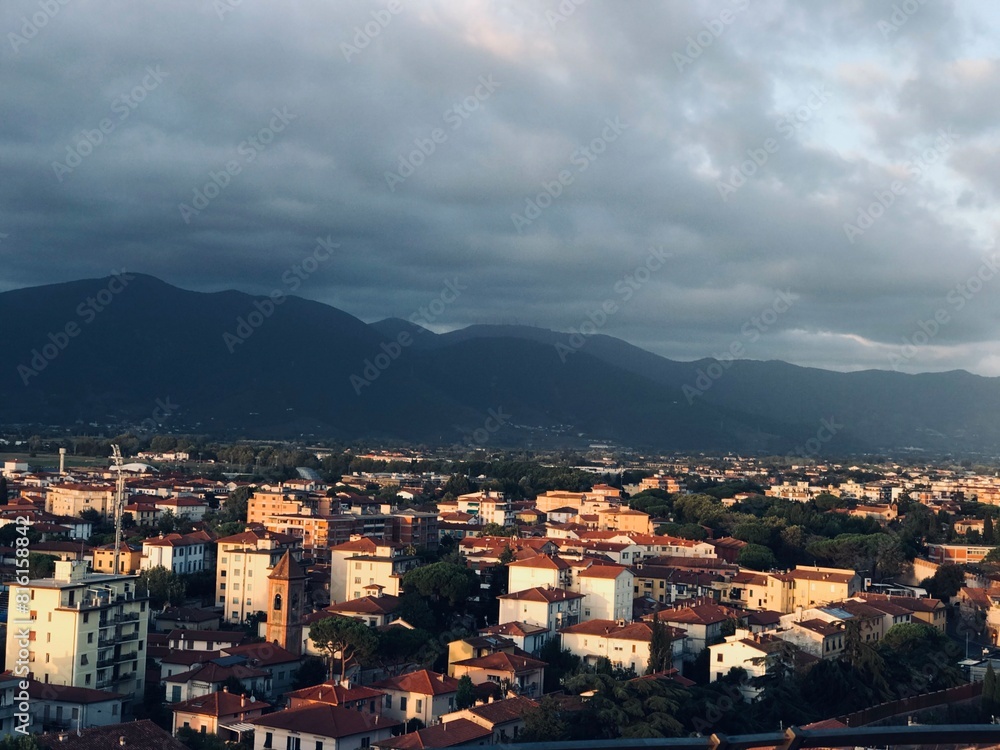 Fototapeta premium Graue Wolken