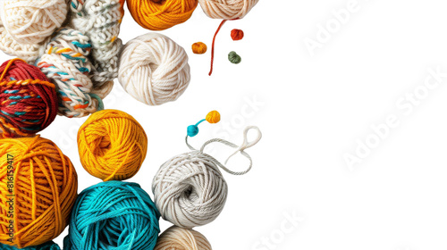 Crocheting Studio Mockup on transparent background photo