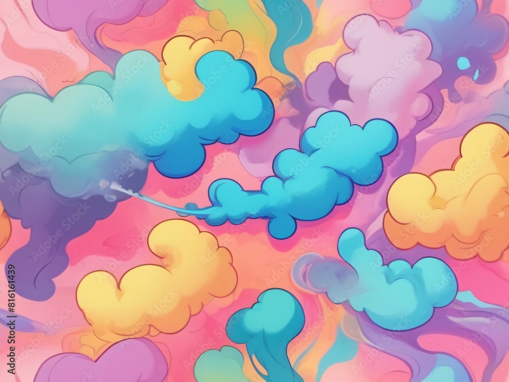 pastel splash color background
