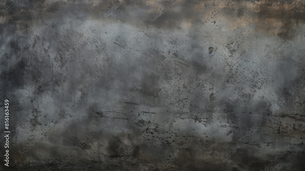 Obraz premium This image features a desaturated old wall characterized by an intricate pattern of abstract cracks and textures