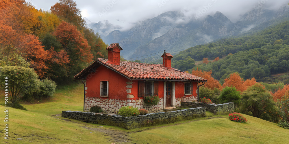 Home In European Alps Home In European Alps