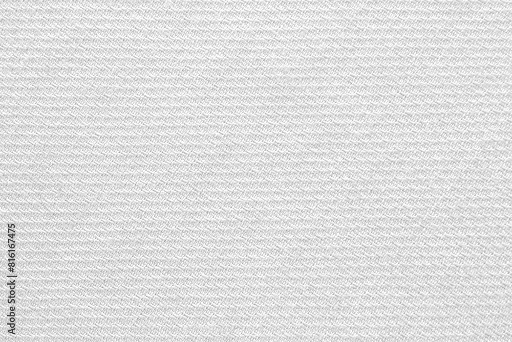 White cotton twill fabric pattern close up as background White cotton twill fabric pattern close up as background